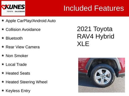Used 2021 Toyota RAV4 XLE w/ Convenience Package AWD/4WD image 2