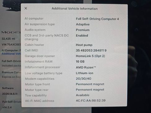 Used 2023 Tesla Model X AWD/4WD image 3