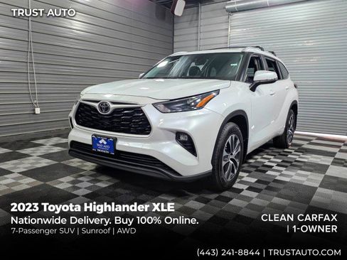 Used 2023 Toyota Highlander XLE image 1