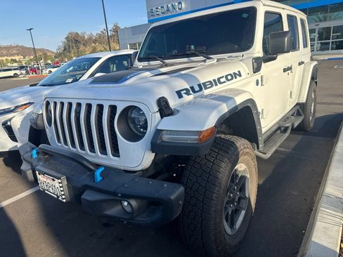 Used 2021 Jeep Wrangler Unlimited Rubicon 4xe w/ Steel Bumper Group AWD/4WD image 3