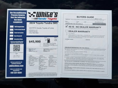 Used 2024 Toyota Tundra SR5 AWD/4WD image 33