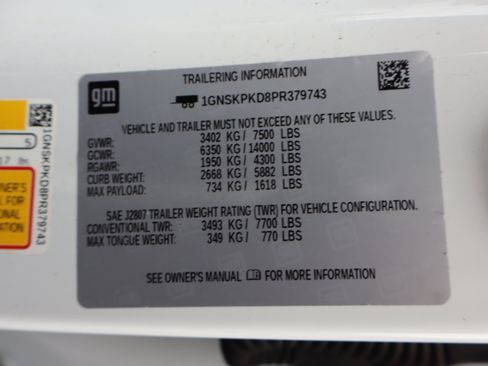 Used 2023 Chevrolet Tahoe Z71 w/ Luxury Package AWD/4WD image 46