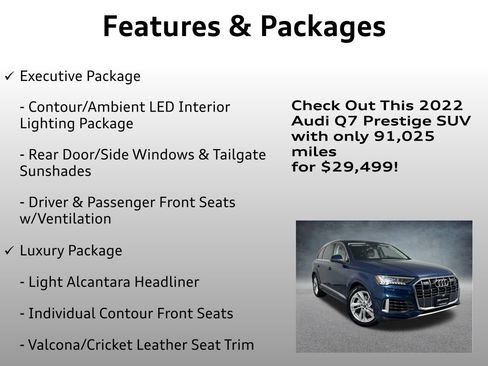 Used 2022 Audi Q7 3.0T Prestige w/ Prestige Package image 20