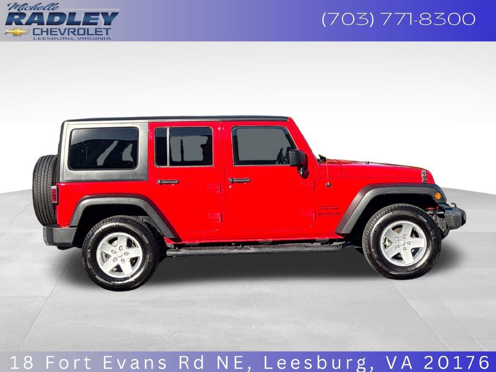 Used 2017 Jeep Wrangler Unlimited Sport w/ Quick Order Package 24S AWD/4WD image 7