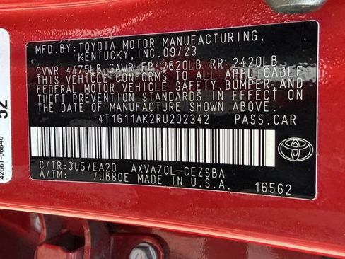 Certified 2024 Toyota Camry SE FWD image 26