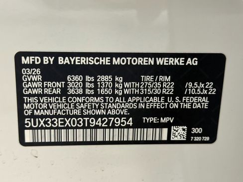 New 2026 BMW X6 xDrive40i w/ Premium Package AWD/4WD image 19