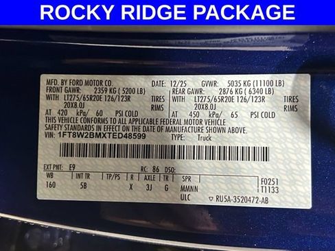 New 2026 Ford F250 Lariat w/ Black Appearance Package AWD/4WD image 31