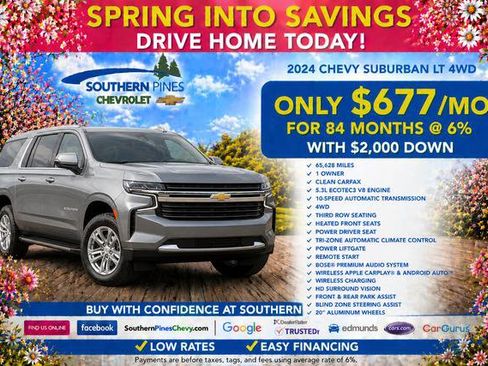 Used 2024 Chevrolet Suburban LT AWD/4WD image 2