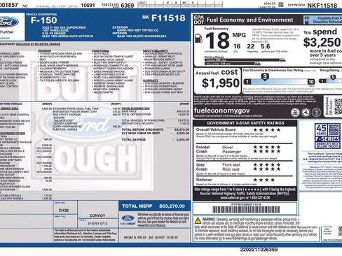 Certified 2022 Ford F150 XLT w/ Equipment Group 302A High AWD/4WD image 32