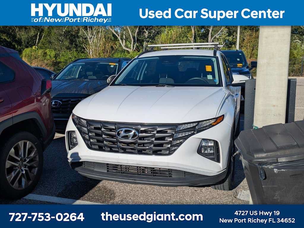 Used 2022 Hyundai Tucson Blue AWD/4WD image 1