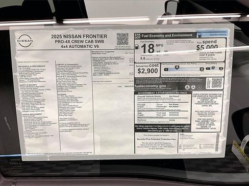 New 2025 Nissan Frontier PRO-4X image 36