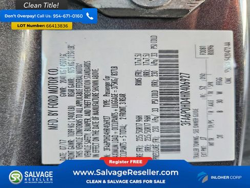 Used 2017 Ford Fusion SE w/ Fusion SE Technology Package FWD image 16