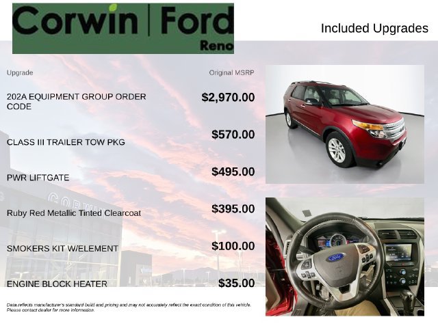 Used 2013 Ford Explorer XLT AWD/4WD image 3