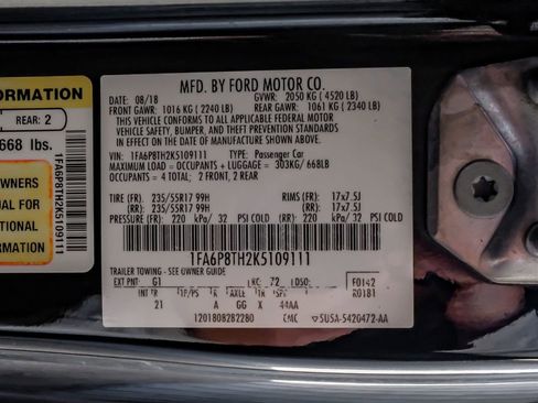 Used 2019 Ford Mustang Coupe image 55