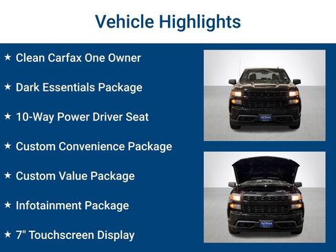 Used 2022 Chevrolet Silverado 1500 Custom w/ LPO, Dark Essentials Package AWD/4WD image 3