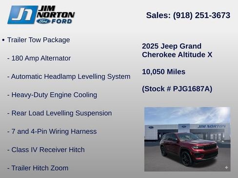 Used 2025 Jeep Grand Cherokee Altitude AWD/4WD image 31