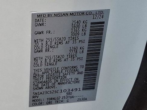 Certified 2025 Nissan Murano SL image 28