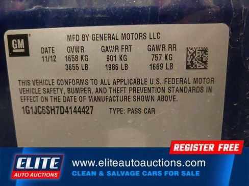 Used 2013 Chevrolet Sonic LT image 17