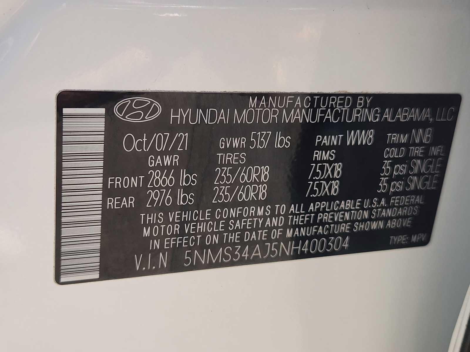 Used 2022 Hyundai Santa Fe SEL w/ Convenience + Premium Package FWD image 32