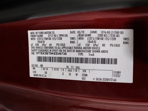 Used 2019 Ford F350 Lariat w/ Lariat Value Package AWD/4WD image 35