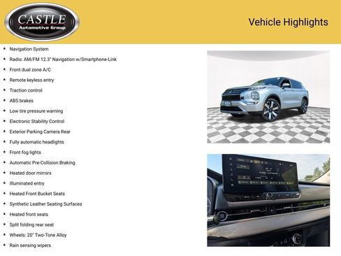 Used 2025 Mitsubishi Outlander SE AWD/4WD image 3