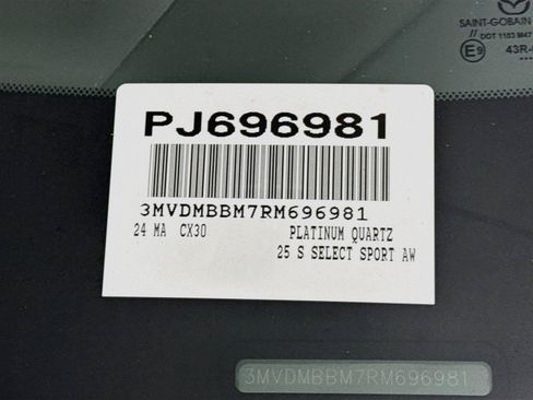 Certified 2024 MAZDA CX-30 AWD 2.5 S w/ Select Sport Pkg image 44