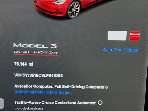 Used 2020 Tesla Model 3 Performance AWD/4WD image 8