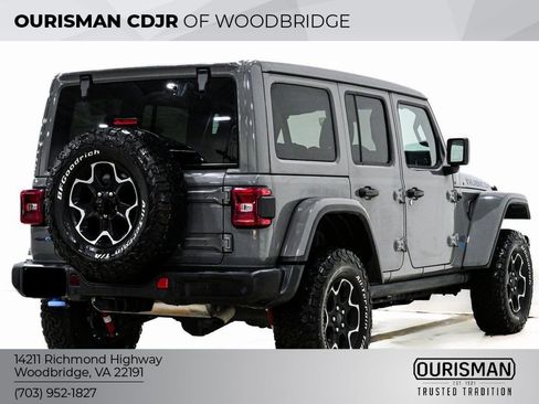 Used 2021 Jeep Wrangler Unlimited Rubicon 4xe w/ Steel Bumper Group image 7