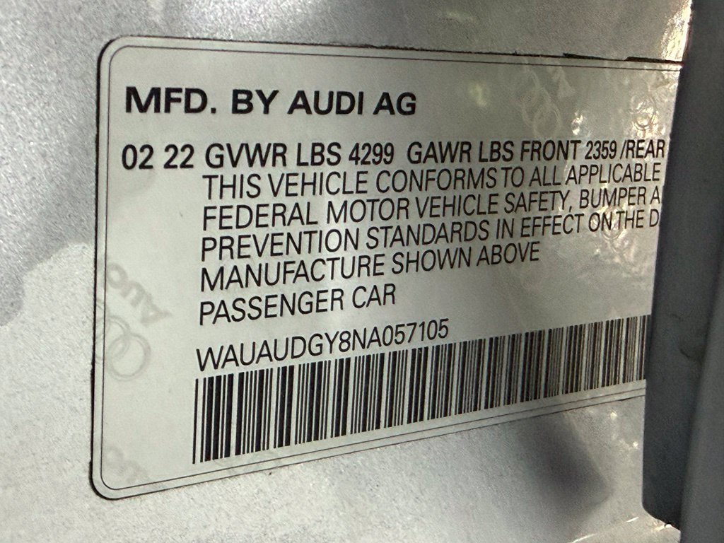 Used 2022 Audi A3 2.0T Premium w/ 18" Wheel Package FWD image 31