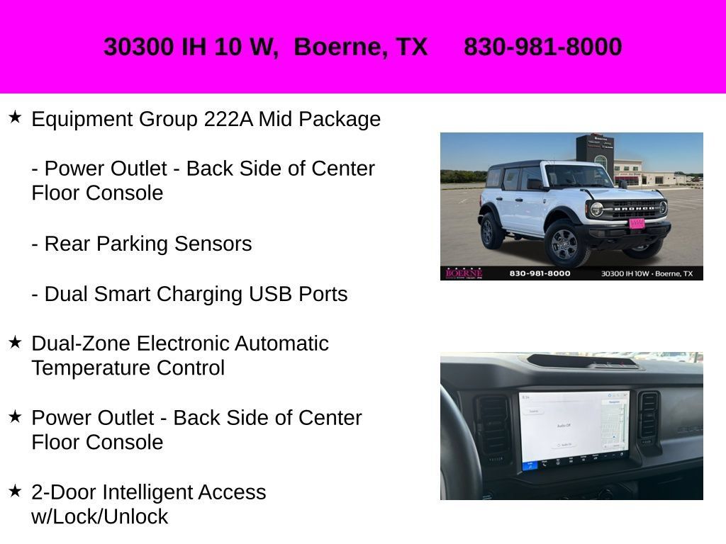 Used 2025 Ford Bronco Big Bend AWD/4WD image 20