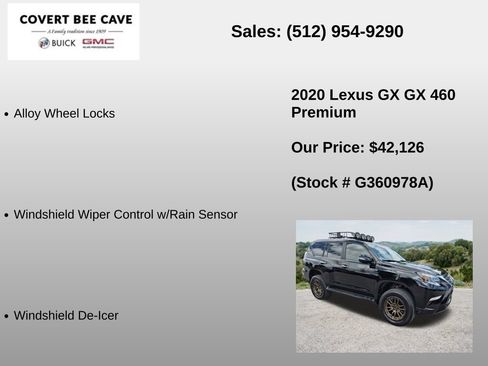 Used 2020 Lexus GX 460 Premium w/ Premium Package AWD/4WD image 30
