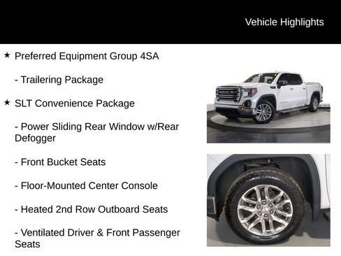 Used 2021 GMC Sierra 1500 SLT w/ SLT Premium Plus Package AWD/4WD image 32