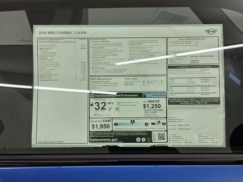 New 2026 MINI Cooper 2-Door Hardtop image 27