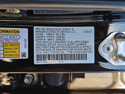 Used 2023 Honda Accord LX image 14