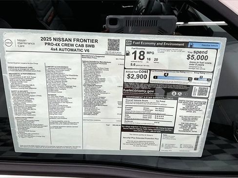 New 2025 Nissan Frontier PRO-4X w/ Pro Premium Package image 36