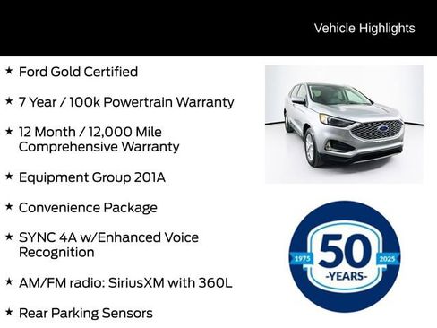 Certified 2024 Ford Edge SEL w/ Convenience Package image 6