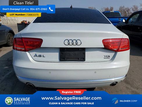 Used 2014 Audi A8 L TDI w/ Premium Package image 8