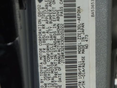 Used 2003 Toyota Corolla Sedan FWD image 17