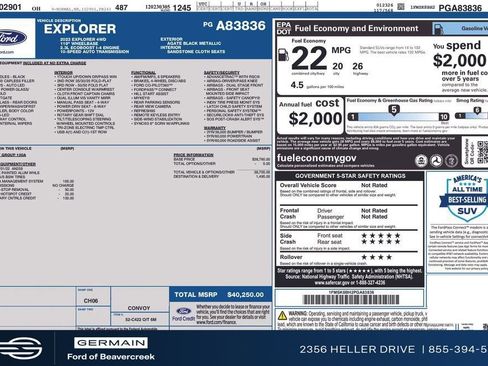 Used 2023 Ford Explorer 4WD image 28