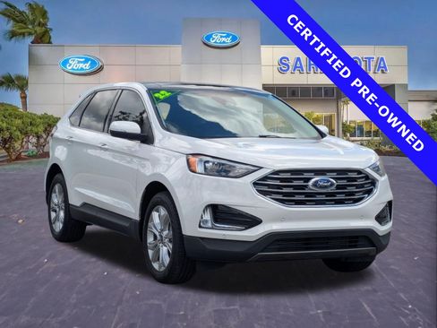 Certified 2022 Ford Edge Titanium AWD/4WD image 1