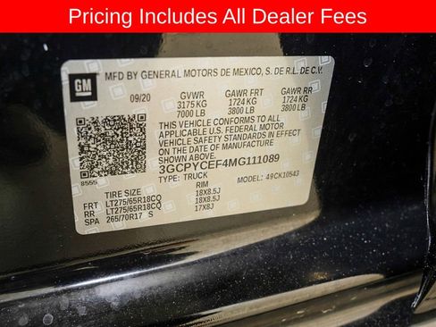 Used 2021 Chevrolet Silverado 1500 Custom Trail Boss AWD/4WD image 20