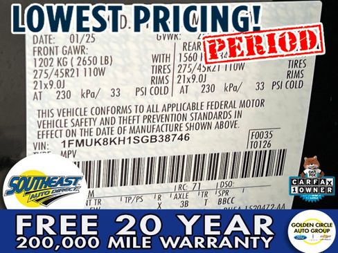 Used 2025 Ford Explorer ST-Line w/ ST-Line Street Pack AWD/4WD image 65