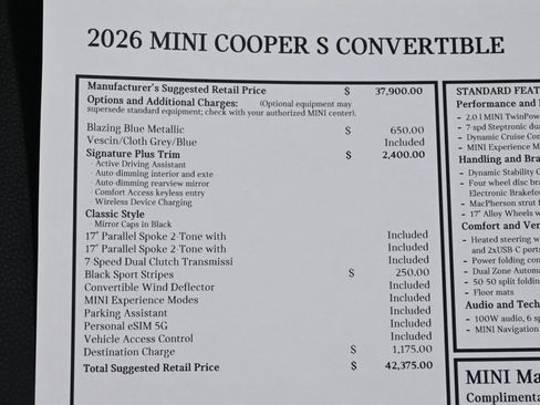 New 2026 MINI Cooper S FWD image 32