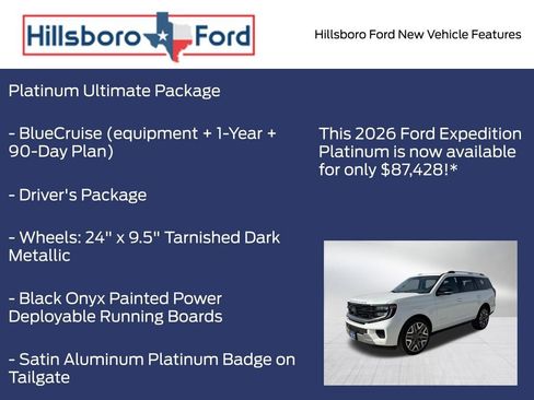 New 2026 Ford Expedition Platinum w/ Platinum Ultimate Package image 5