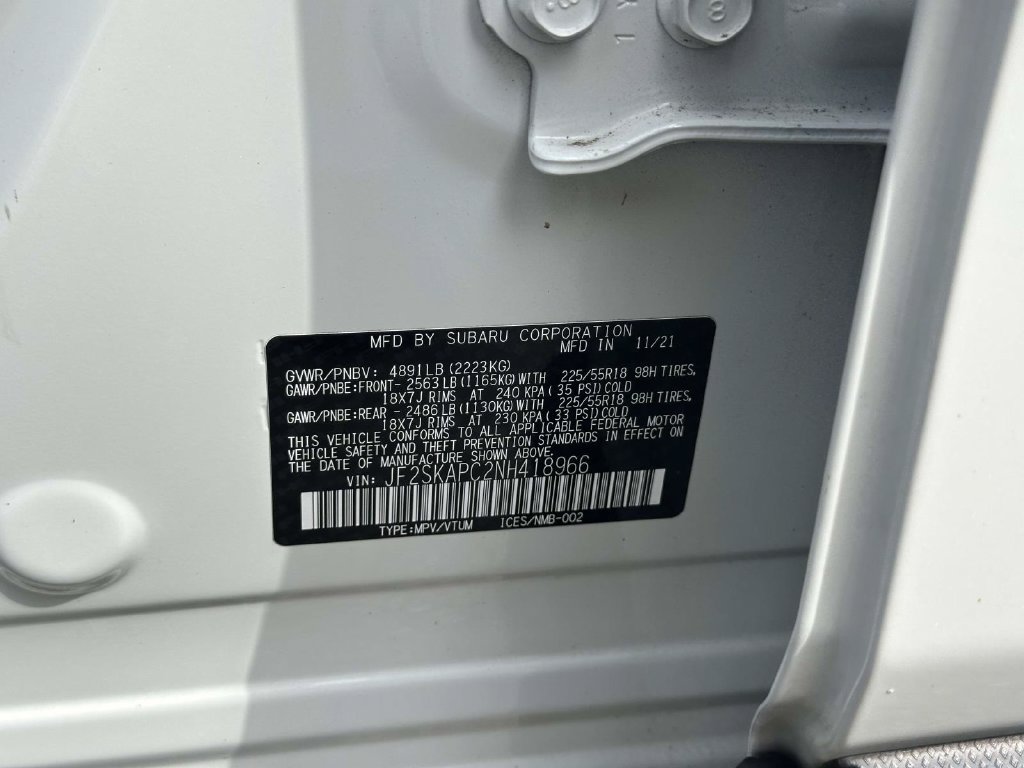 Certified 2022 Subaru Forester Limited AWD/4WD image 13