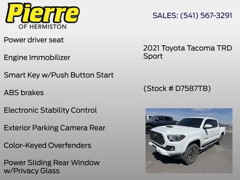 Used 2021 Toyota Tacoma TRD Sport AWD/4WD image 6