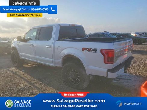 Used 2016 Ford F150 Platinum w/ Equipment Group 701A Luxury AWD/4WD image 3