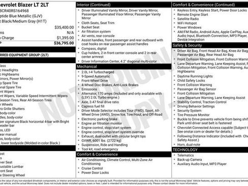 Used 2024 Chevrolet Blazer LT image 22