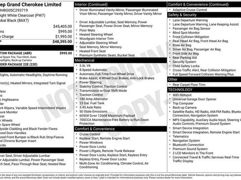 Used 2025 Jeep Grand Cherokee Limited w/ Trailer Tow Package AWD/4WD image 34
