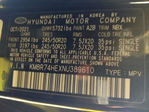 Used 2022 Hyundai Palisade Calligraphy w/ Cargo Package FWD image 33
